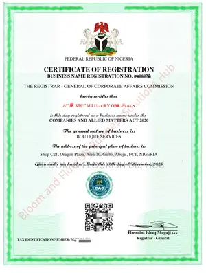 CAC Business Name Registration