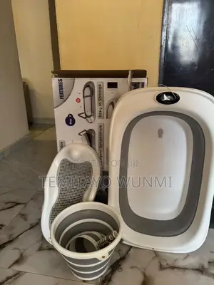 Neatly Used Baby Bath