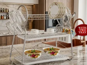 3 Layer Stainless Steel Dish Rack