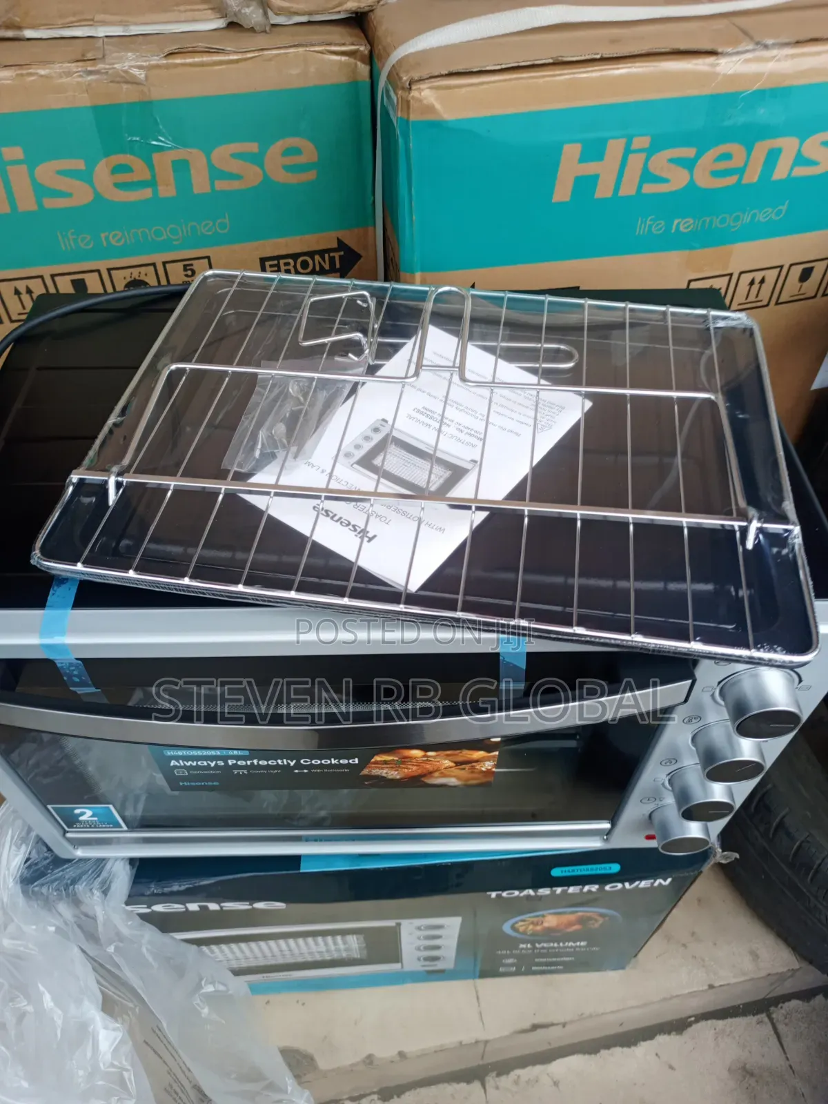 HISENSE 48L Toaster Oven | HISAF48TOSS20S3