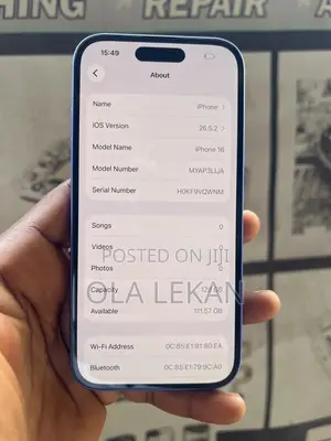 Apple iPhone 16 128 GB Blue