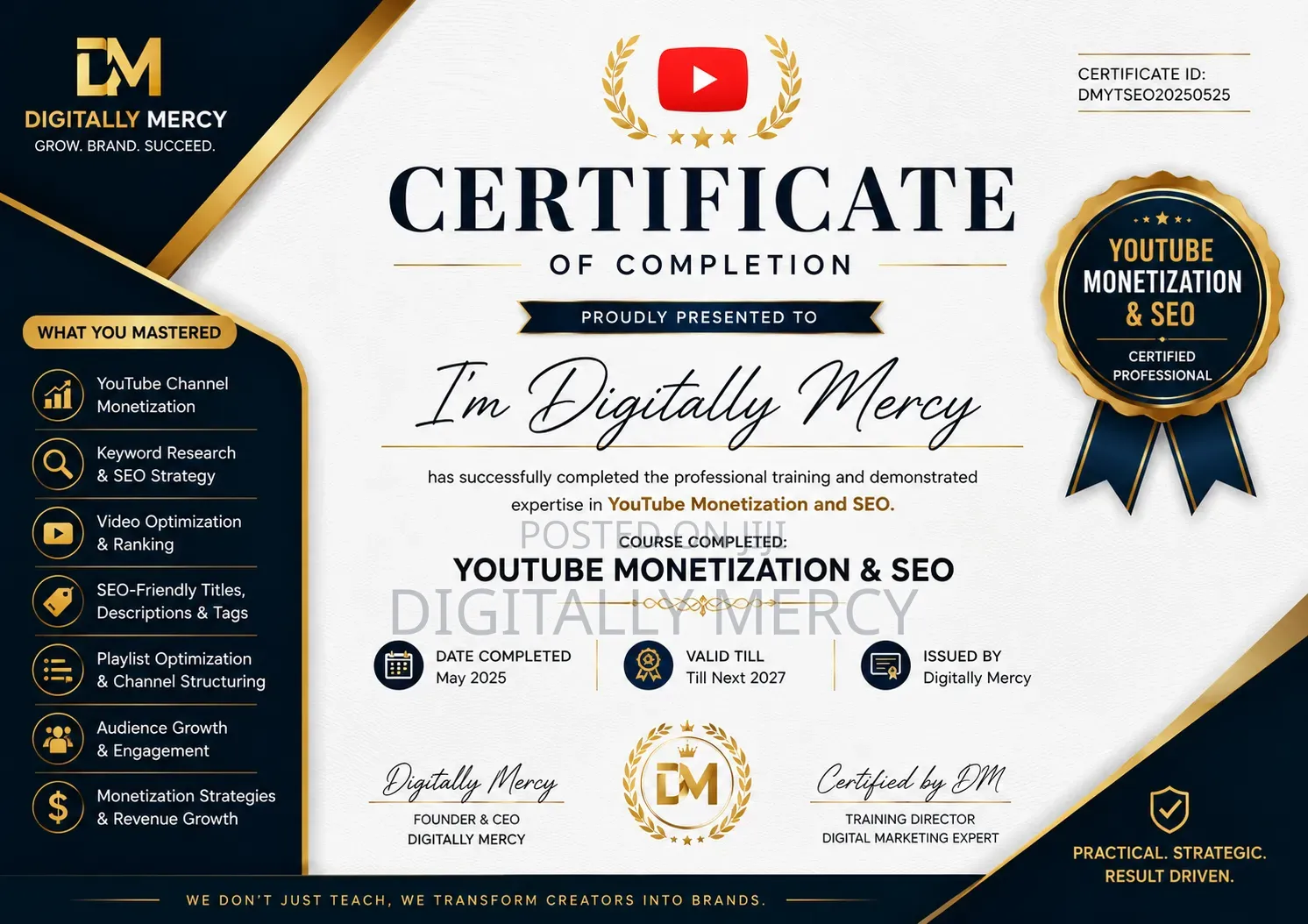 Youtube Monetization and SEO