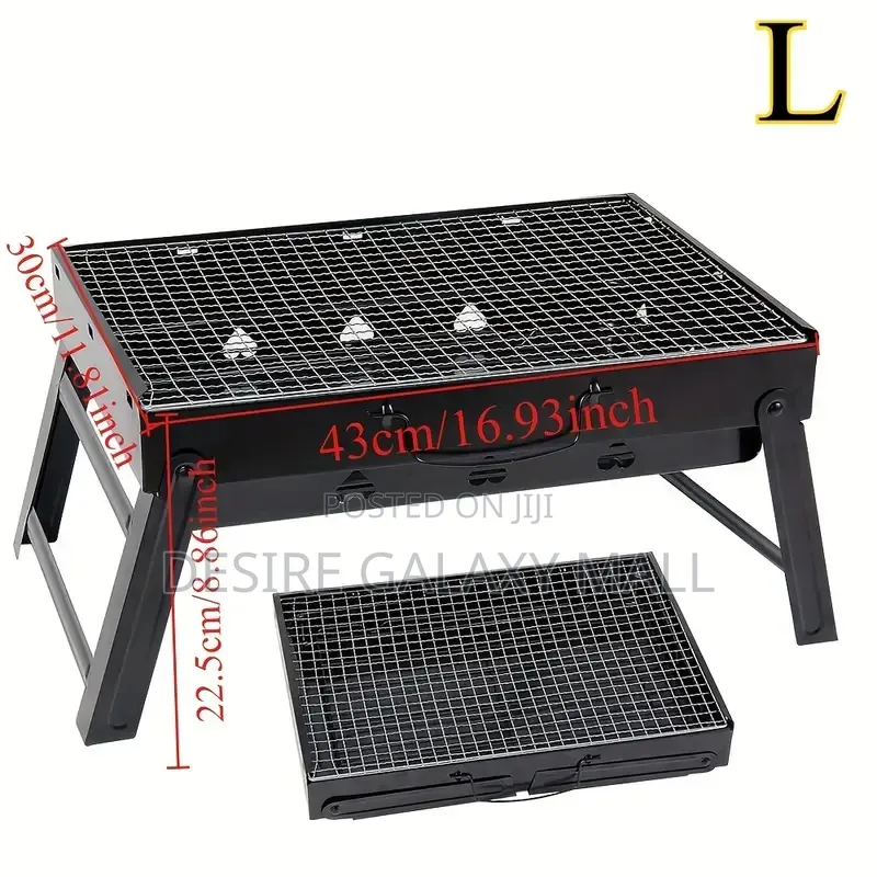 XVIP PREMIUM Mini Portable BBQ Charcoal Grill
