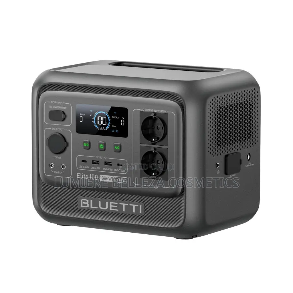 BLUETTI Elite 100 V2 – 1,800W Solar Generator