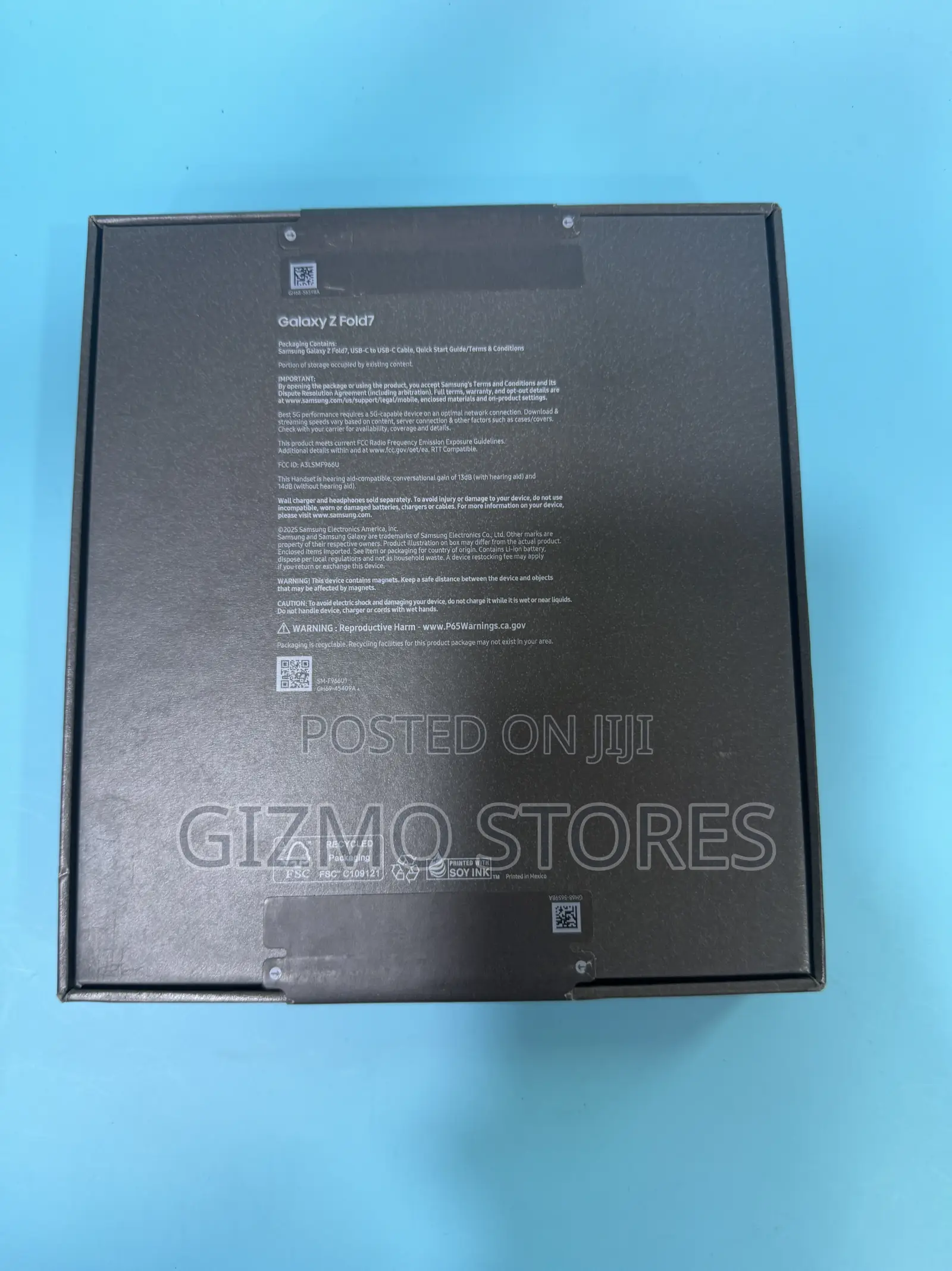 New Samsung Galaxy Z Fold7 256 GB Silver