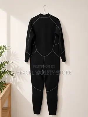 Black Long Sleeve Thermal Compression Jumpsuit