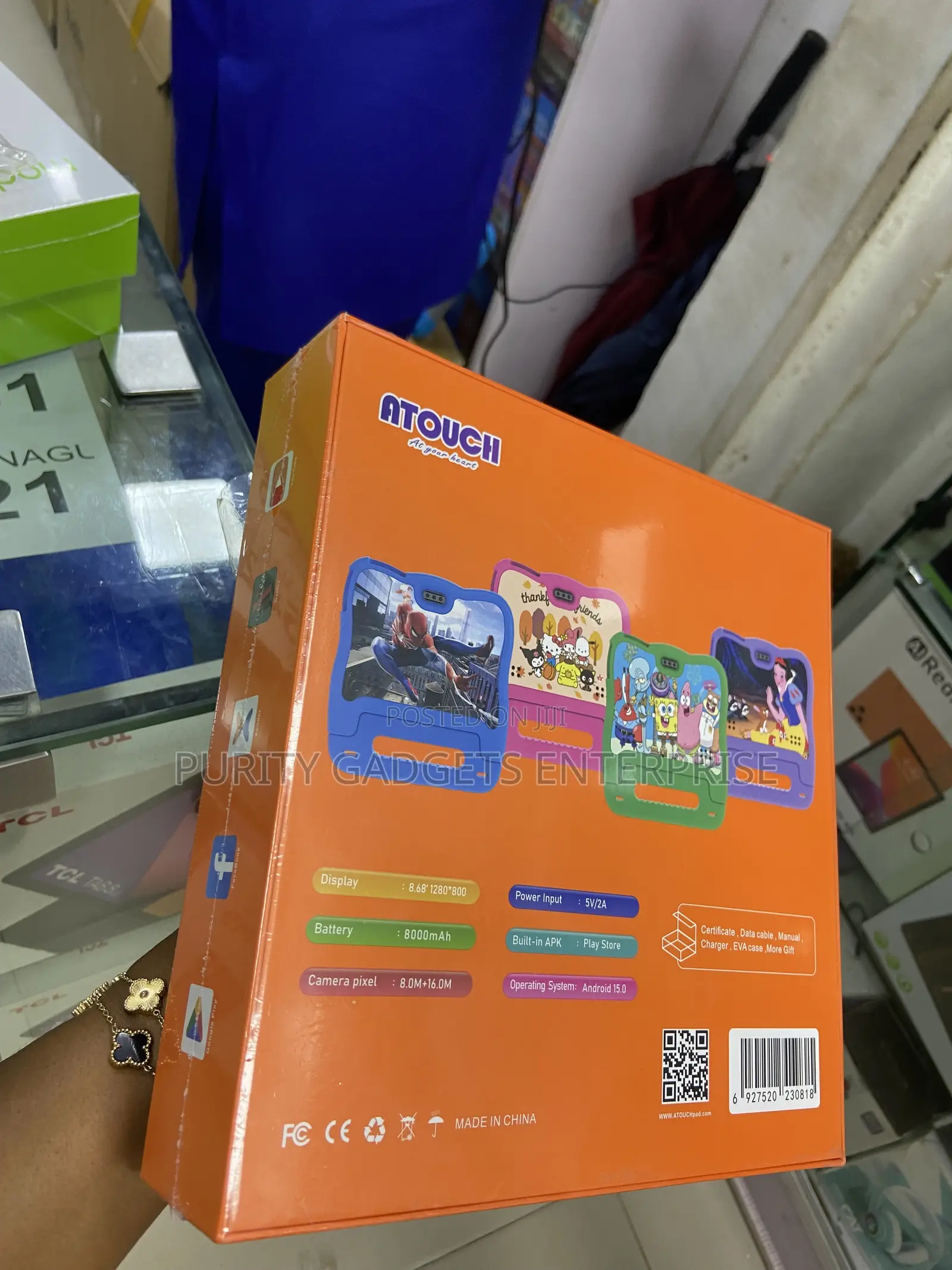 New Atouch KT12 256 GB Black