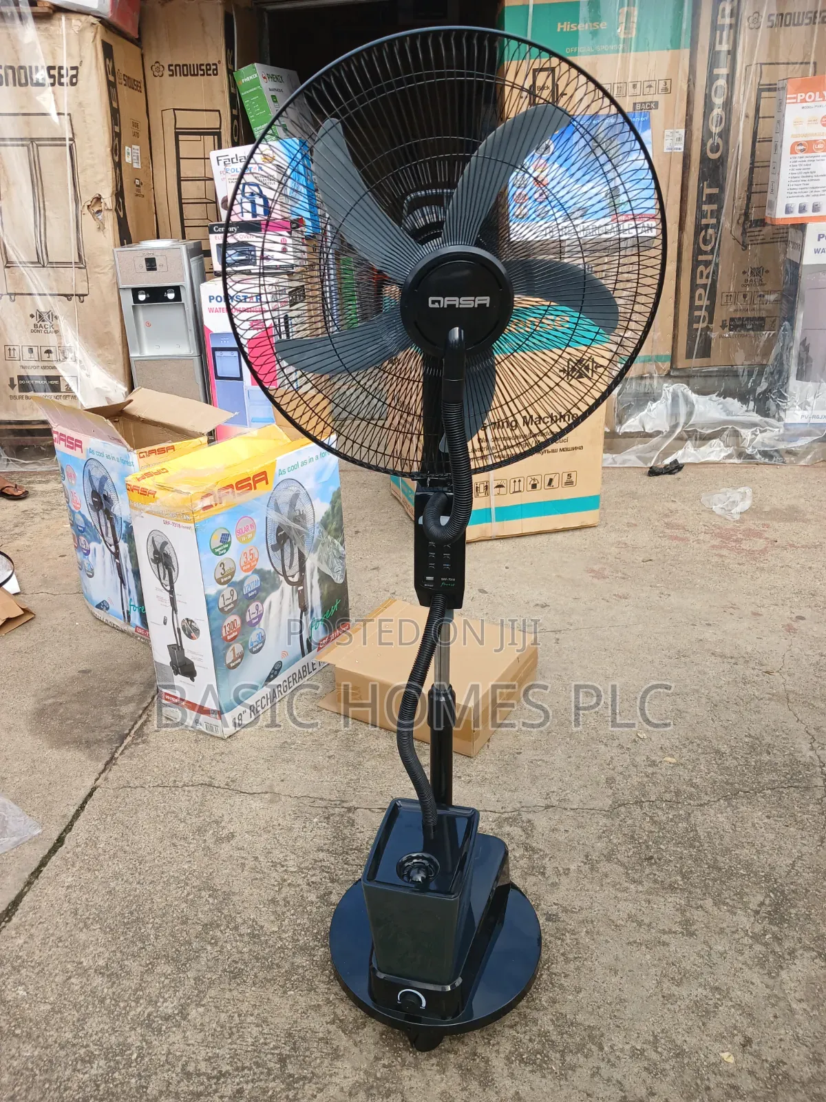 Qasa Rechargeable Water Mist Fan