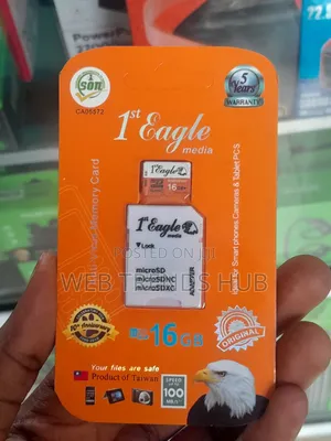 Original 1st Eagle 16GB MicroSD Memory Card With Adapter
