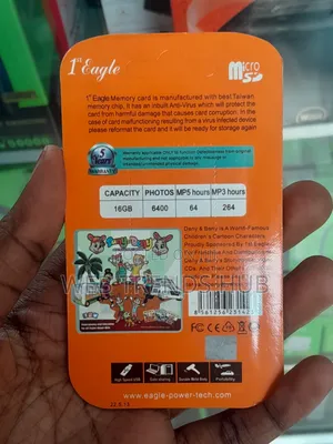 Original 1st Eagle 16GB MicroSD Memory Card With Adapter