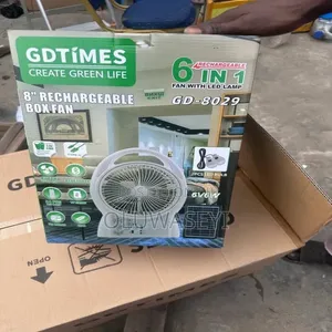 8inches Solar Rechargeable Table Fan |