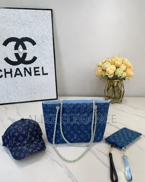 Channel Luxury Monogram Tote Bag