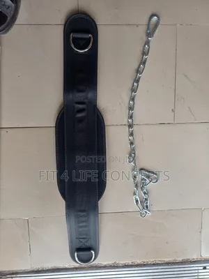 Weightlifting Belt With Chain