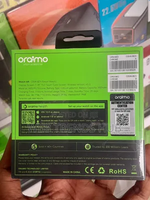 Oraimo Watch 6R Smart Watch OSW-823 - 1.39" Screen HD Wireless Calling