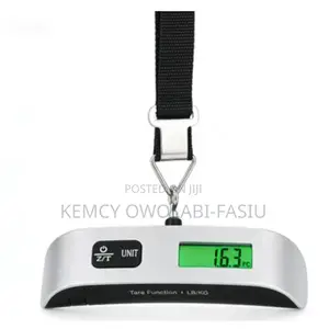 Digital Luggage Scale – 50kg With Backlit LCD, Portable Accurate