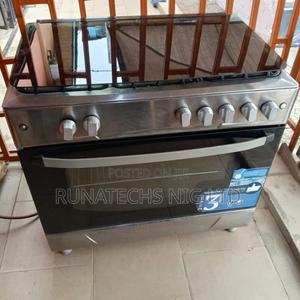 Maxi 60x90 5 Burner Gas Cooker With Oven Grill Solid Clean Uk Used