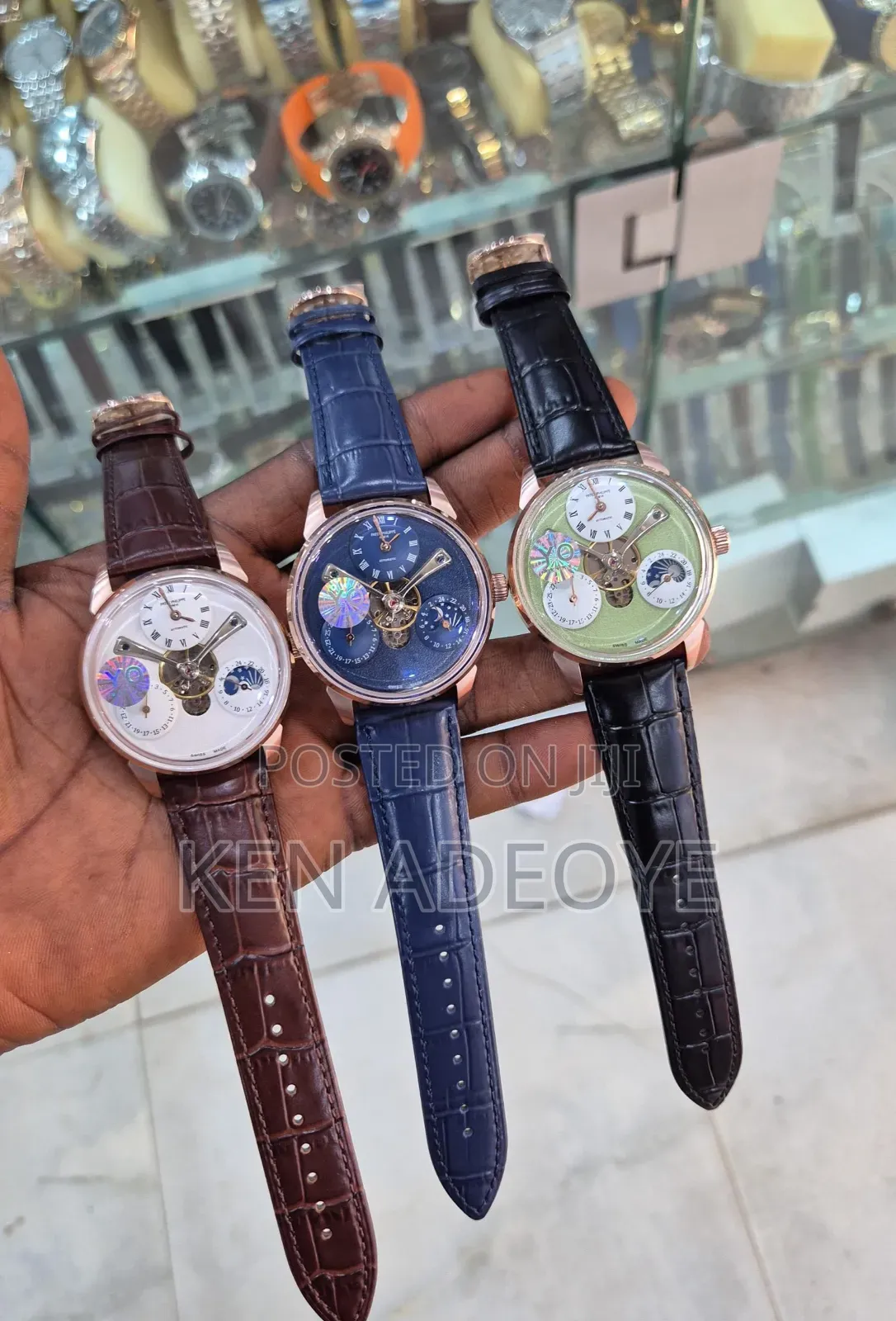 Patek Philippe Auto Leather Watch