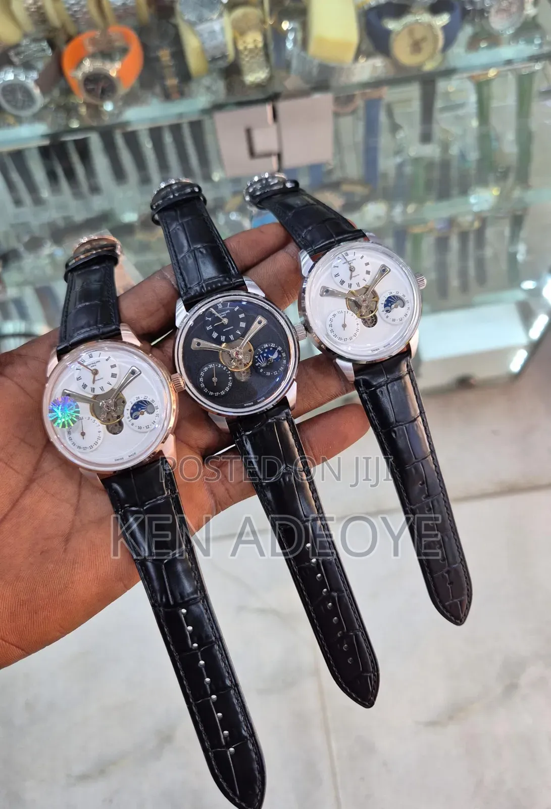 Patek Philippe Auto Leather Watch
