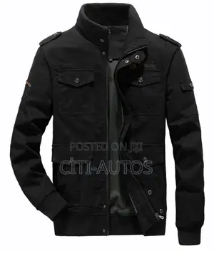 Winter Jacket Multi Pockets Fleece-Lined Windproof Military Jacket