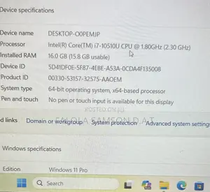 Laptop Lenovo ThinkPad P15s 16GB Intel Core i7 SSD 512GB