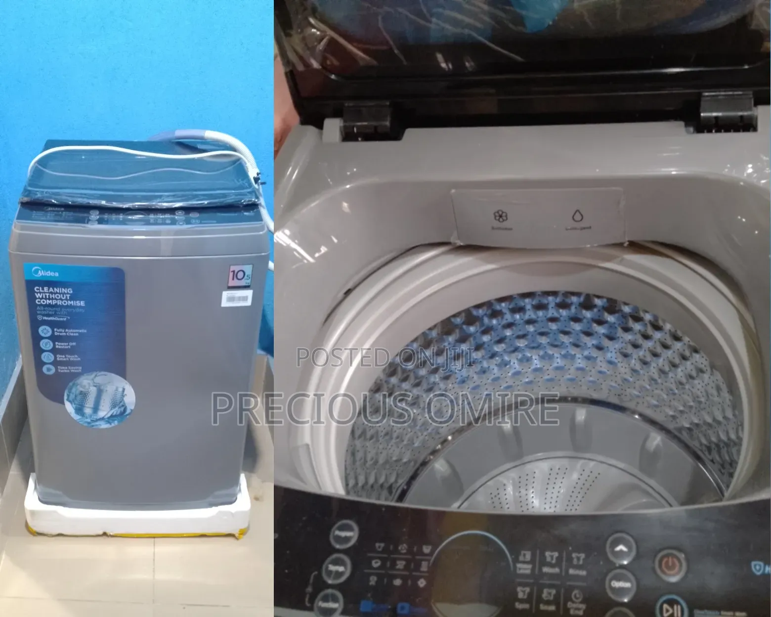 Midea 10.5kg Fully Automatic Top Load Washing Machine – Very Clean