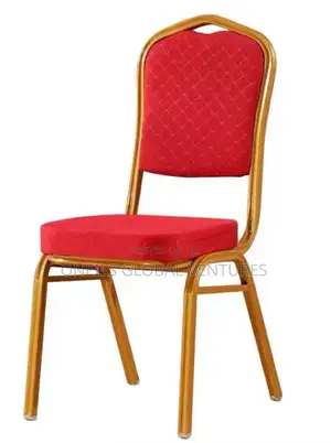 International Banquet Chair Red and Red