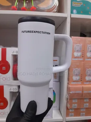 Stainless Steel Vacuum Insulated Tumbler Mug With Handle Straw