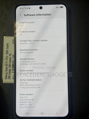 Samsung Galaxy S24 FE 128 GB Black
