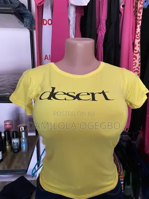 Classic White and Yellow Desert Top