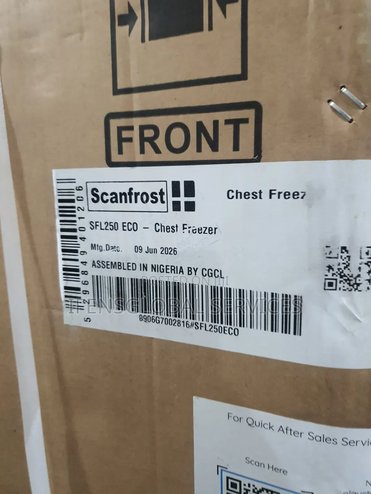 230litres Scanfrost Freezer