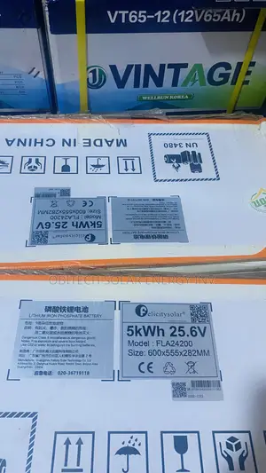 5kWh 25.6v/200ah Felicity Lithium Battery