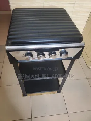 Standing Standing Cookinggas Stove 4-Burner Instigated Storage Shelves