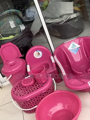Baby Bath Set With Potty, Basket and Complete Bathing Accessories