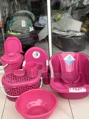 Baby Bath Set With Potty, Basket and Complete Bathing Accessories