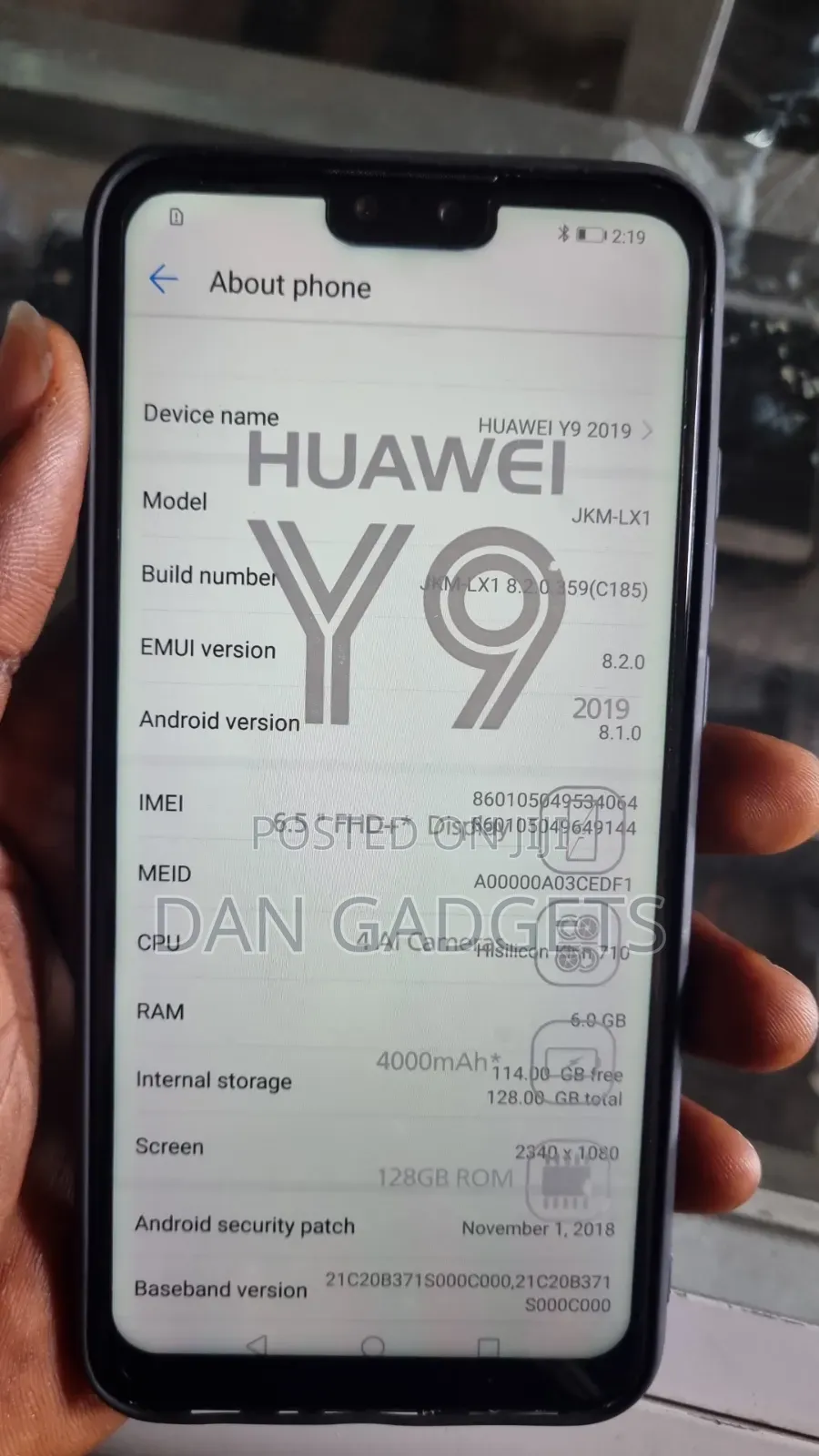 Huawei Y9 2019 128 GB