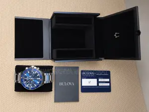 Original Bulova Marine Star Chronograph Watch With Box