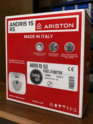 15L Ariston Andris RS Electric Water Heater – Made in Italy