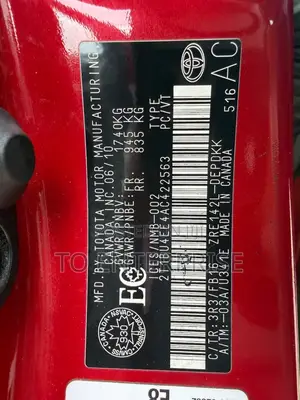 Toyota Corolla 2010 Red