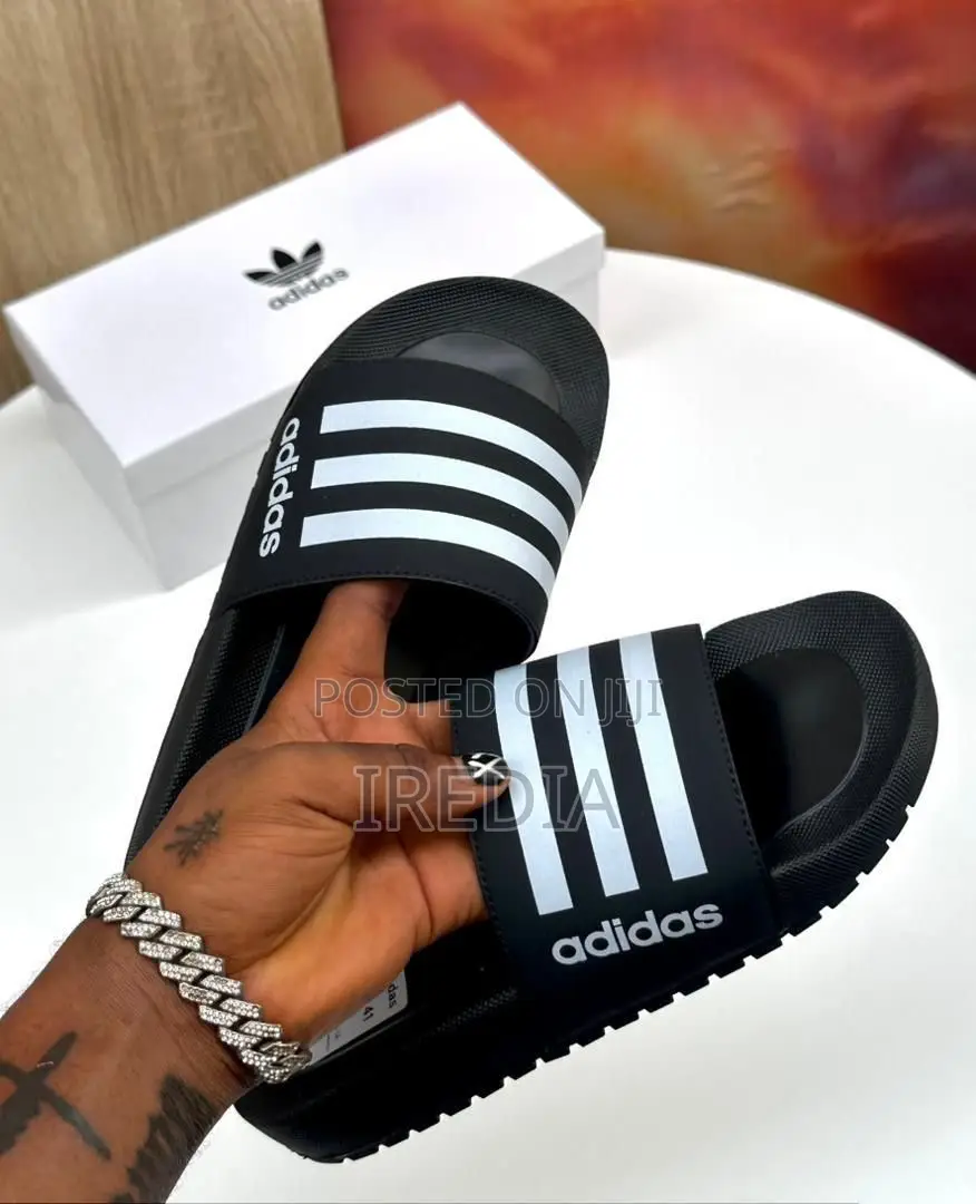 Givenchy Black Graphic Slide Sandals