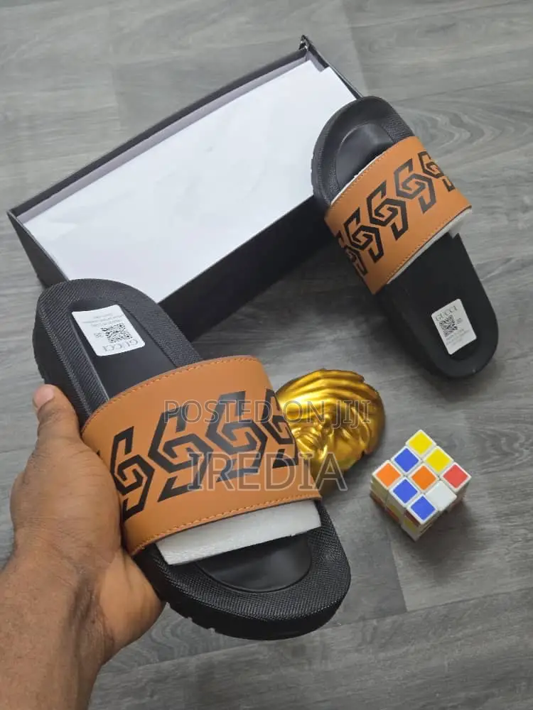 Givenchy Black Graphic Slide Sandals