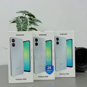 New Samsung Galaxy A06 128 GB White