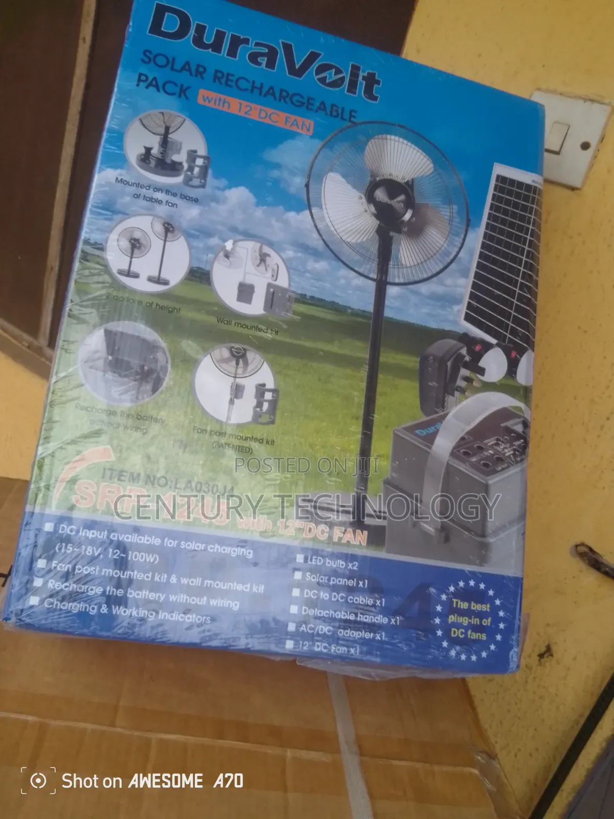 Duravolt Solar Rechargeable Power Pack – Portable Efficient