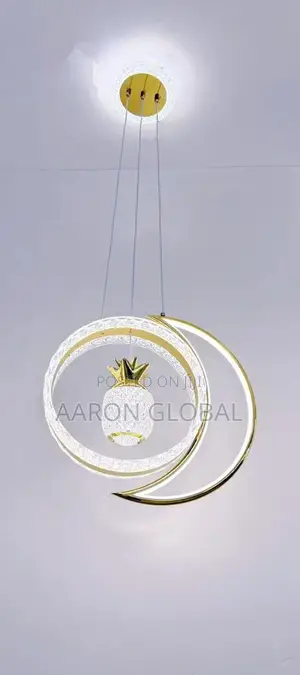 Double Ring Pineapple Pendant Chandelier