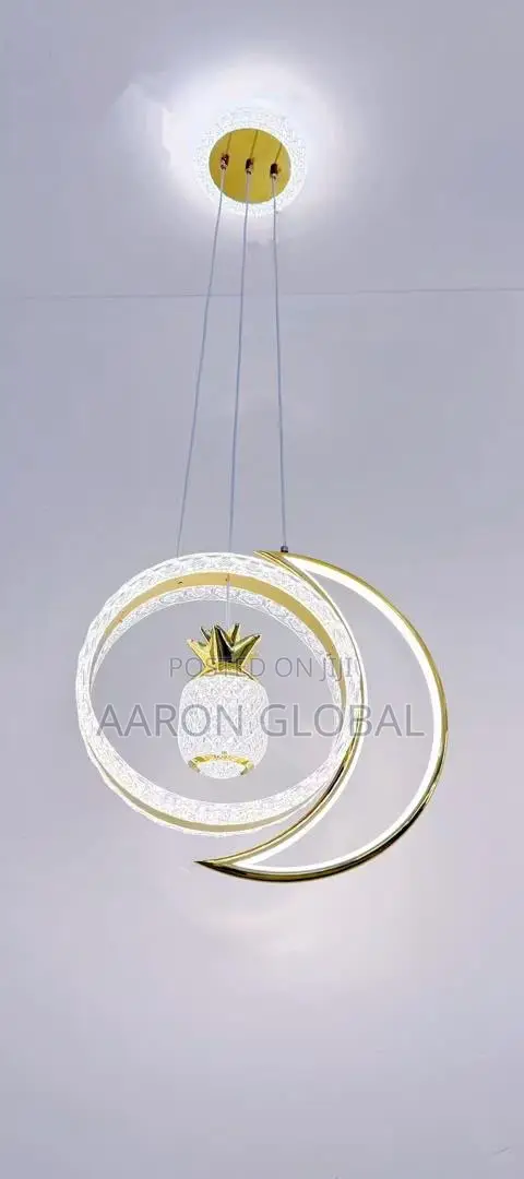 Double Ring Pineapple Pendant Chandelier