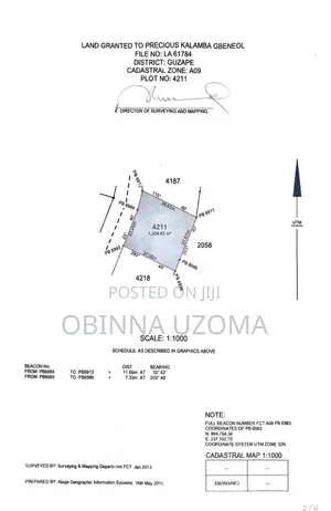 CofO Land in Guzape