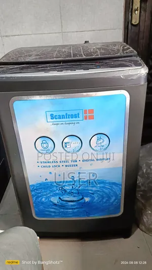 Scanfrost 10kg Top Load Washing Machine