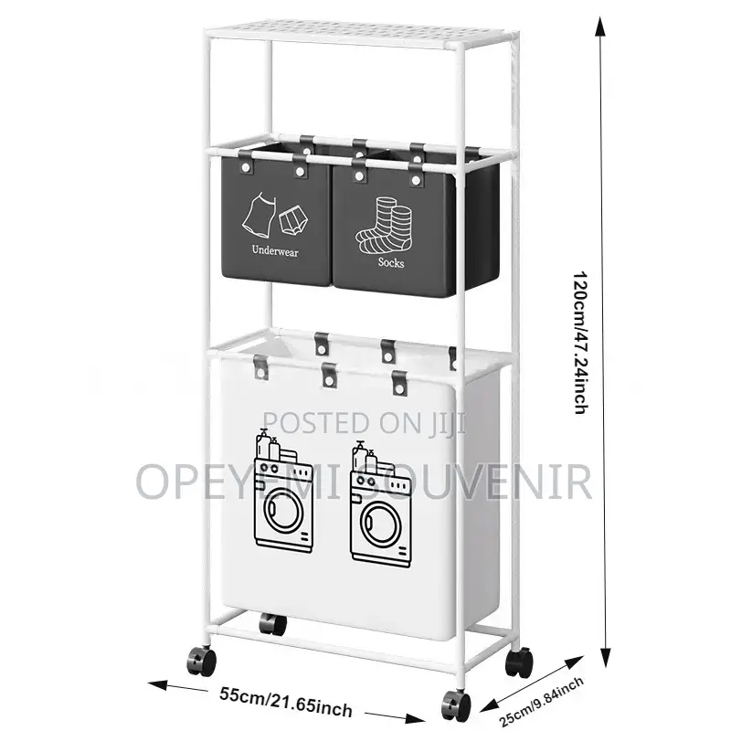 Laundry Organizer Storage Rack