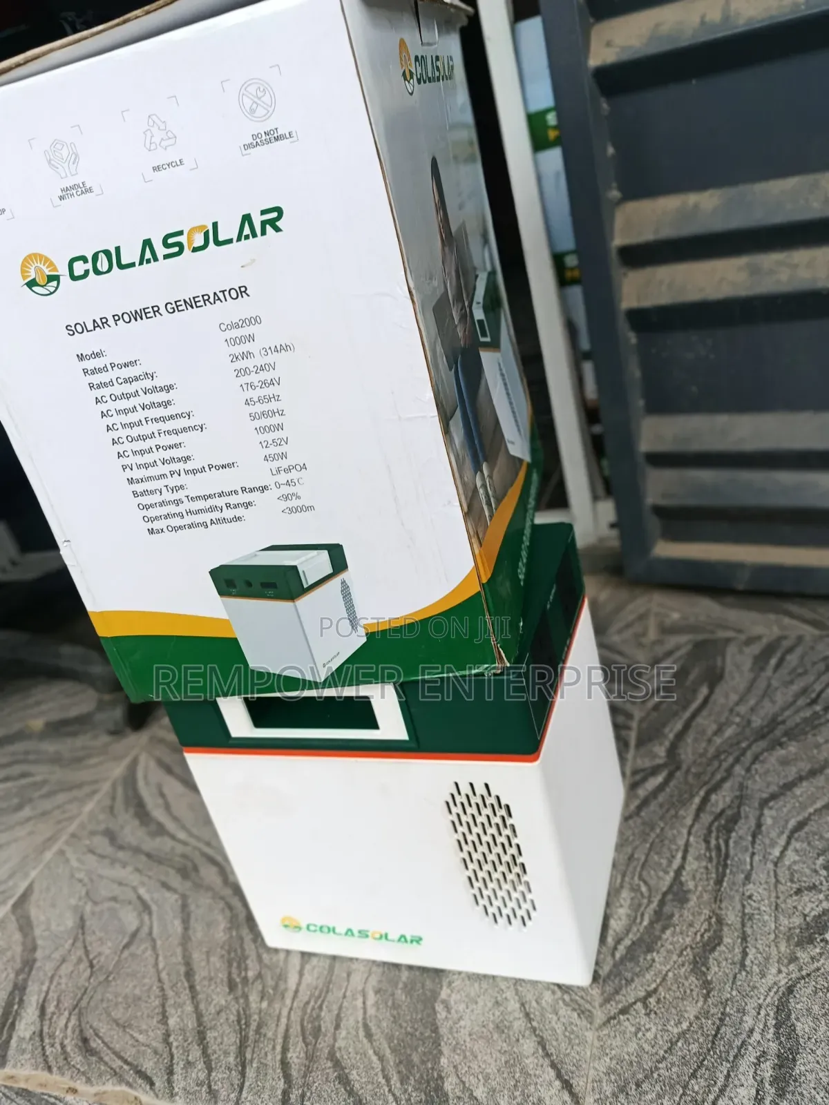 Original Solar Generator From Cola Solar