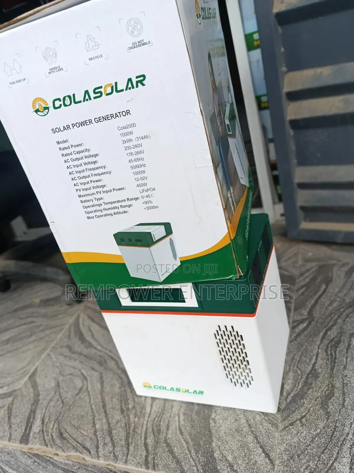 Original Solar Generator From Cola Solar
