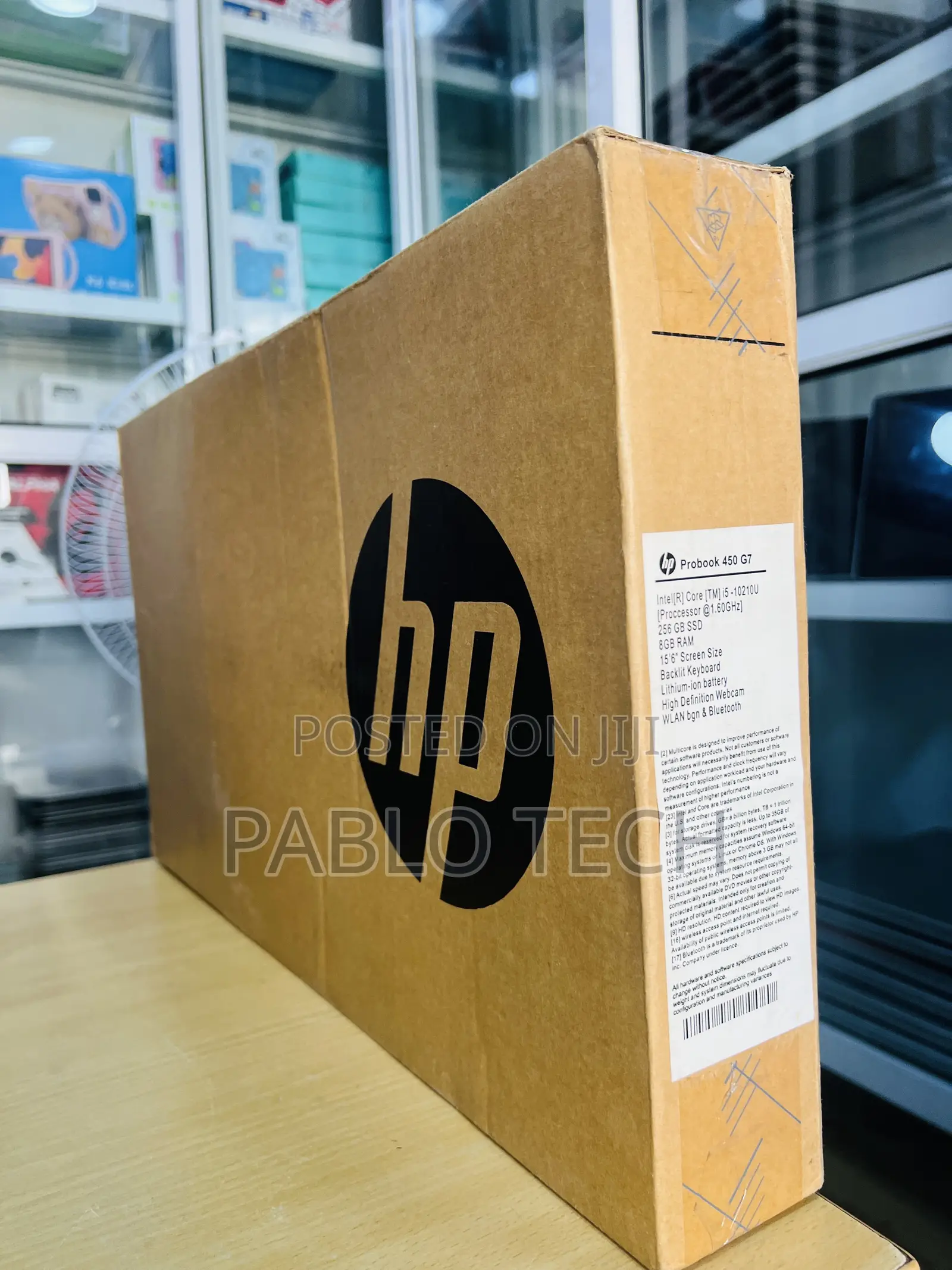 New Laptop HP ProBook 450 G7 8GB Intel Core i5 SSD 256GB
